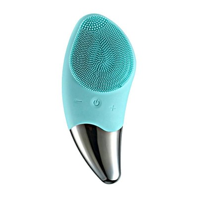 Mini Electric Facial Cleansing Brush Silicone Sonic Face Cleaner Deep Pore Cleaning Skin Massager Face Cleansing Brush Device